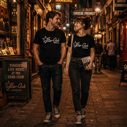 THE BEATLES ビートルズ (来日 60周年 ) - Star Club, Hamburg / Logo / Tシャツ / メンズ