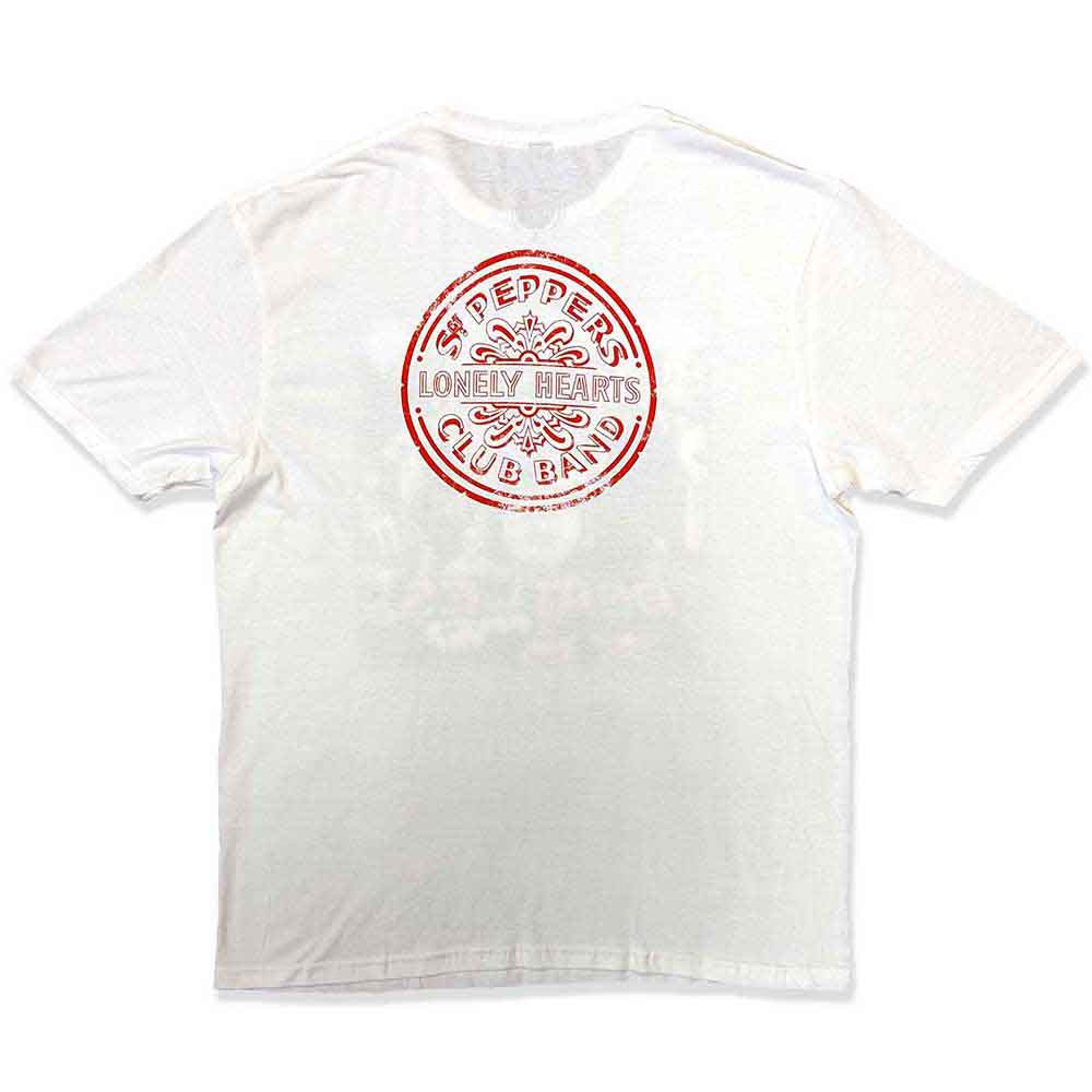 THE BEATLES ビートルズ (来日 60周年 ) - Vintage Sgt Pepper / バックプリントあり / Tシャツ / メンズ