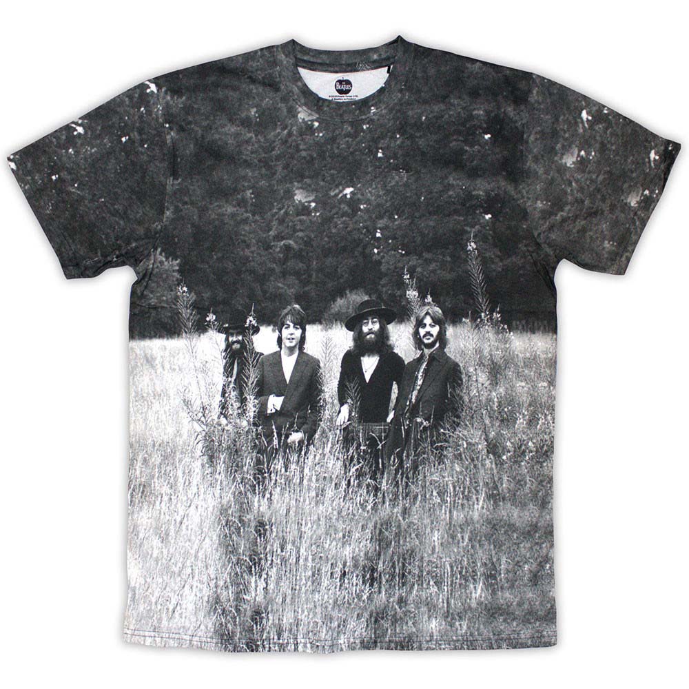 THE BEATLES ビートルズ (来日 60周年 ) - Tittenhurst Park Field / バックプリントあり / All Over Print / Tシャツ / メンズ