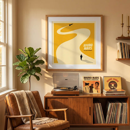 BRUNO MARS ブルーノマーズ - Doo-Wops & Hooligans (アルバム・シリーズ) / バックボード入り / コレクターズ仕様 / ポスター