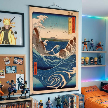 NARUTO ナルト - Whirlpools / ポスターハンガーセット / ポスター