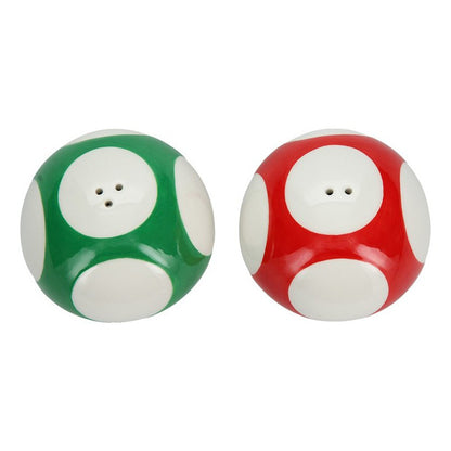 SUPER MARIO スーパーマリオ (4月24日 公開 ) - Super Mushroom Salt & Pepper Shakers / セット / キッチン用品