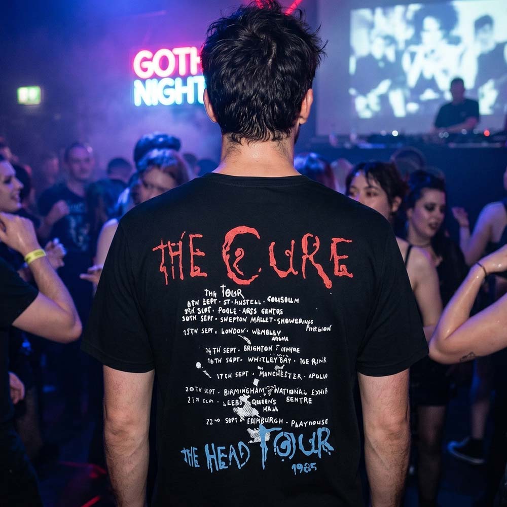 CURE キュアー (結成 50周年 ) - The Head Tour '85 / バックプリントあり / Premium Carbon / Tシャツ / メンズ