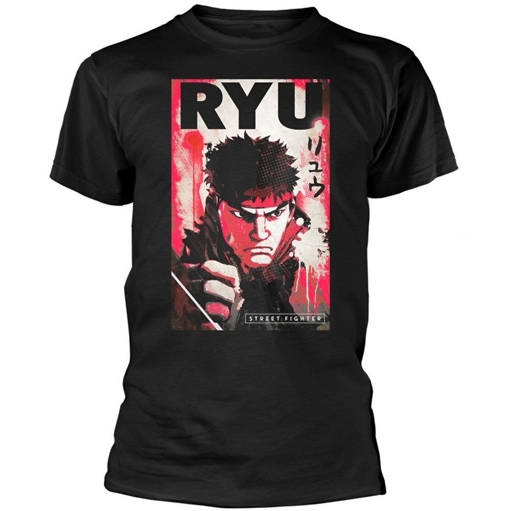 【予約商品】 STREET FIGHTER ストリートファイター - RYU POSTER / Tシャツ / メンズ