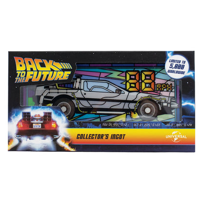 【予約商品】 BACK TO THE FUTURE バックトゥザフューチャー - Limited Edition Stained Glass-Style Ingot / 世界限定5,000 / インテリア置物