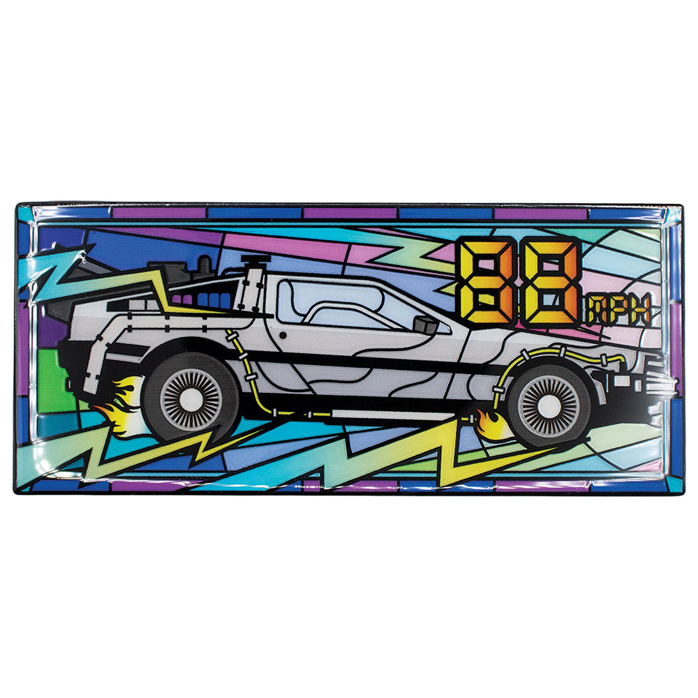 【予約商品】 BACK TO THE FUTURE バックトゥザフューチャー - Limited Edition Stained Glass-Style Ingot / 世界限定5,000 / インテリア置物