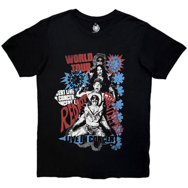 【予約商品】 RED HOT CHILI PEPPERS レッドホットチリペッパーズ - Blood Sugar Sex Magik Tracklist / バックプリントあり / カーボンソフト加工 / Tシャツ / メンズ