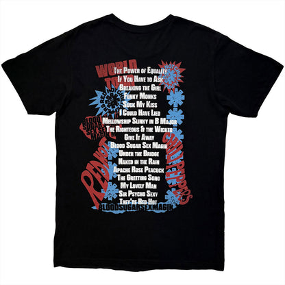 【予約商品】 RED HOT CHILI PEPPERS レッドホットチリペッパーズ - Blood Sugar Sex Magik Tracklist / バックプリントあり / Premium Carbon / Tシャツ / メンズ
