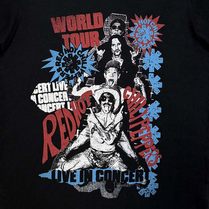 【予約商品】 RED HOT CHILI PEPPERS レッドホットチリペッパーズ - Blood Sugar Sex Magik Tracklist / バックプリントあり / Premium Carbon / Tシャツ / メンズ