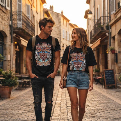 【予約商品】 VAN HALEN ヴァンヘイレン - World Tour / Premium Carbon / Tシャツ / メンズ