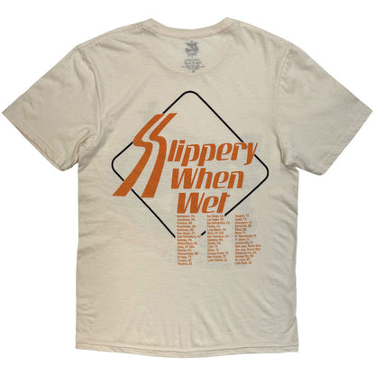 BON JOVI ボンジョヴィ - Slippery When Wet Tour '86-'87 / バックプリントあり / Tシャツ / メンズ