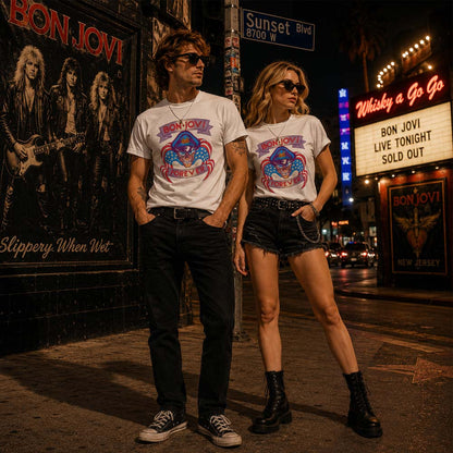 BON JOVI ボンジョヴィ - The Brotherhood / バックプリントあり / Tシャツ / メンズ