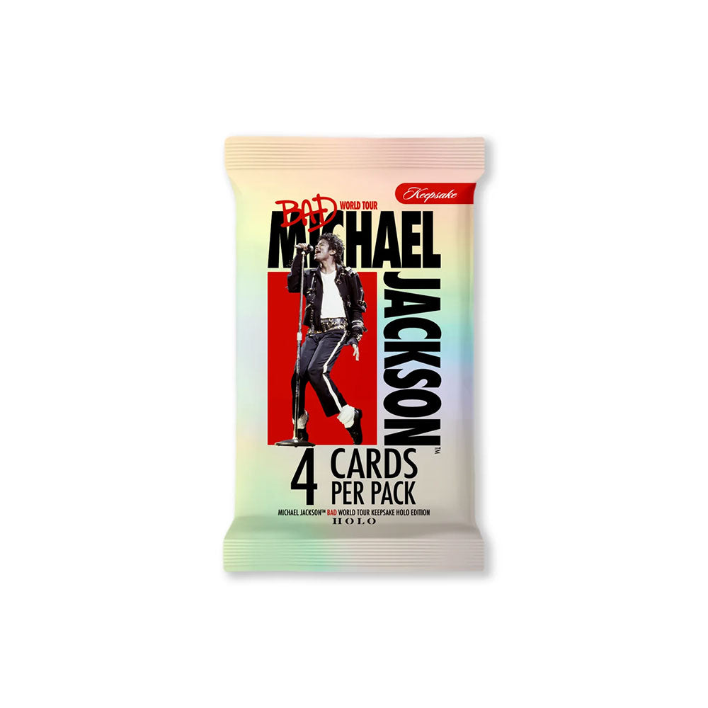 【予約商品】 MICHAEL JACKSON マイケルジャクソン - Bad World Tour｜世界限定プレミアムBOX / Holo Breaker Box（2パック入り） / トレーディング・カード