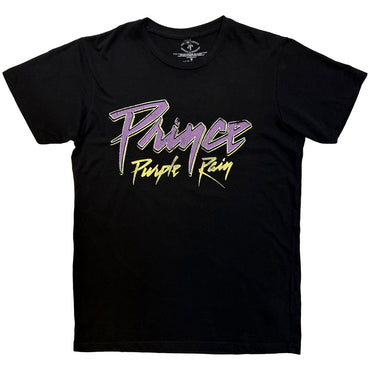 PRINCE プリンス (追悼 10年 ) - Purple Rain 40th Anniversary / バックプリントあり / カーボンソフト加工 / Tシャツ / メンズ