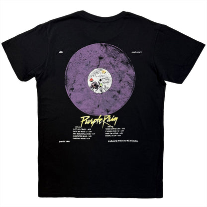 PRINCE プリンス (追悼 10年 ) - Purple Rain 40th Anniversary / バックプリントあり / カーボンソフト加工 / Tシャツ / メンズ