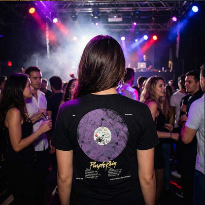 PRINCE プリンス (追悼 10年 ) - Purple Rain 40th Anniversary / バックプリントあり / カーボンソフト加工 / Tシャツ / メンズ