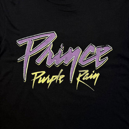 PRINCE プリンス (追悼 10年 ) - Purple Rain 40th Anniversary / バックプリントあり / カーボンソフト加工 / Tシャツ / メンズ
