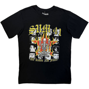 SUM41 サムフォーティーワン - All Killer No Filler Tracklist / バックプリントあり / カーボンソフト加工 / Tシャツ / メンズ