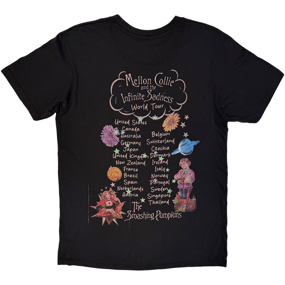 SMASHING PUMPKINS スマッシングパンプキンズ - Celestial Collage / バックプリントあり / カーボンソフト加工 / Tシャツ / メンズ