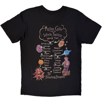 SMASHING PUMPKINS スマッシングパンプキンズ - Celestial Collage / バックプリントあり / カーボンソフト加工 / Tシャツ / メンズ