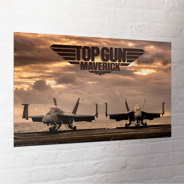 【予約商品】 TOP GUN トップガン (公開 40周年 ) - MAVERICK / 空母甲板（Deck） / 限定 / ポスター