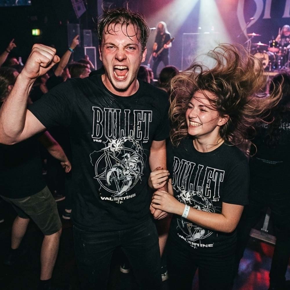 BULLET FOR MY VALENTINE ブレットフォーマイヴァレンタイン - Bullet / カーボンソフト加工 / Tシャツ / メンズ