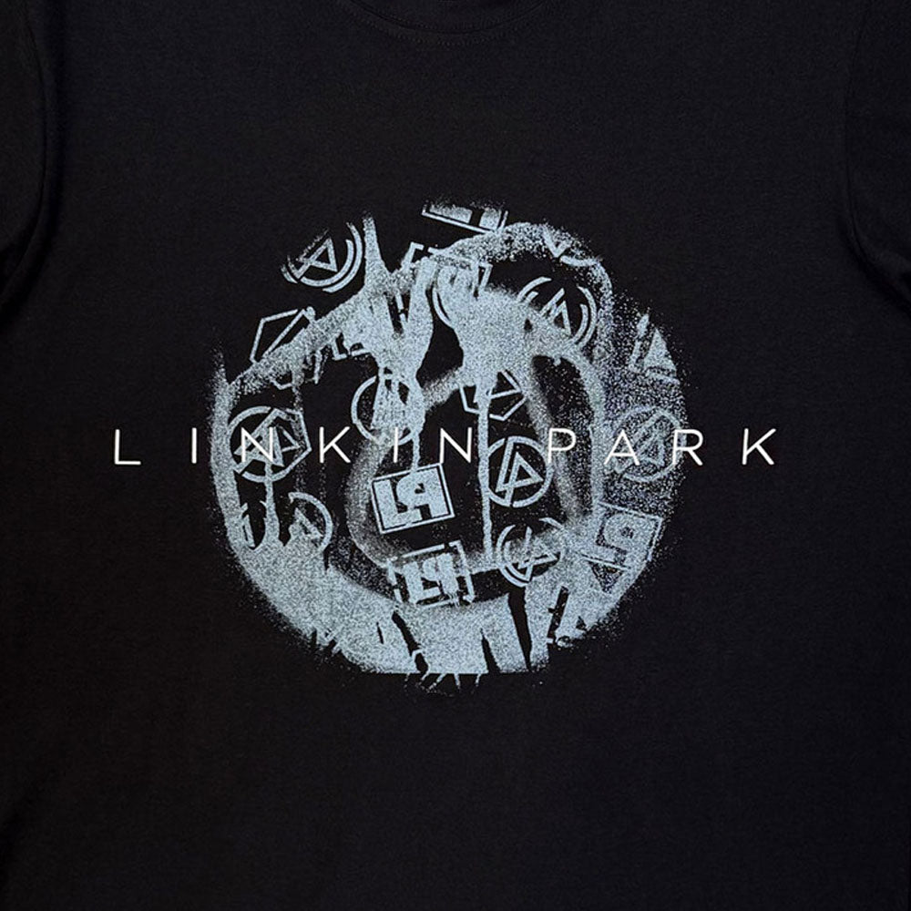 【予約商品】 LINKIN PARK リンキンパーク (Unshatter 公開記念 ) - Logo Blur / カーボンソフト加工 / Tシャツ / メンズ