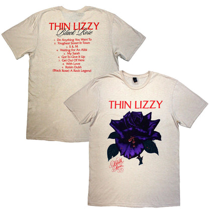 THIN LIZZY - Black Rose Tracklist / バックプリントあり
