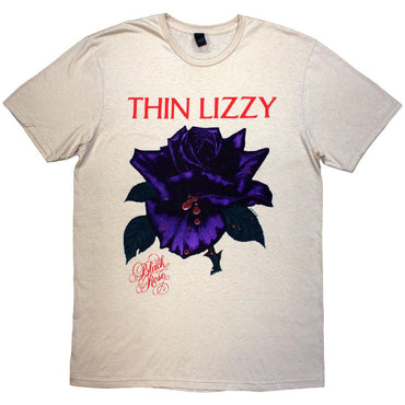 【予約商品】 THIN LIZZY シンリジィ - Black Rose Tracklist / バックプリントあり / Tシャツ / メンズ