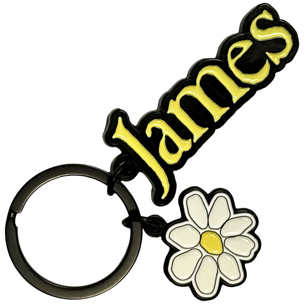 JAMES - Yellow Logo White Daisy Charm