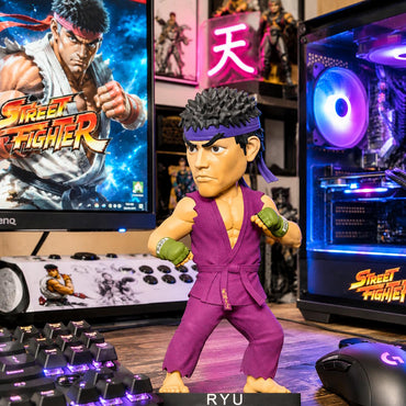 STREET FIGHTER ストリートファイター - Ryu Magenta Polystone Bobblehead / フィギュア・人形