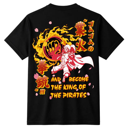 ONE PIECE ワンピース - LUFFY RED ROC / バックプリントあり / Tシャツ / メンズ