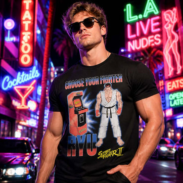 【予約商品】 STREET FIGHTER ストリートファイター - ARCADE RYU / Tシャツ / メンズ