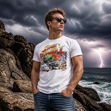 【予約商品】 STREET FIGHTER ストリートファイター - FADED SF2 / Tシャツ / メンズ