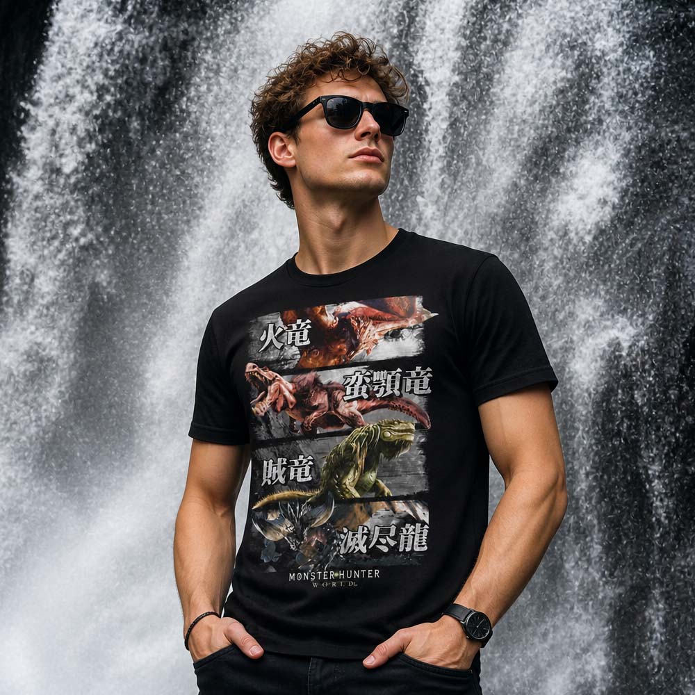 MONSTER HUNTER モンスターハンター - 4 MONSTERS / Tシャツ / メンズ