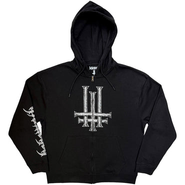 【予約商品】 BEHEMOTH ベヒーモス - Crucified / ジップ / スリーブ&バックプリントあり / パーカー・スウェット / メンズ