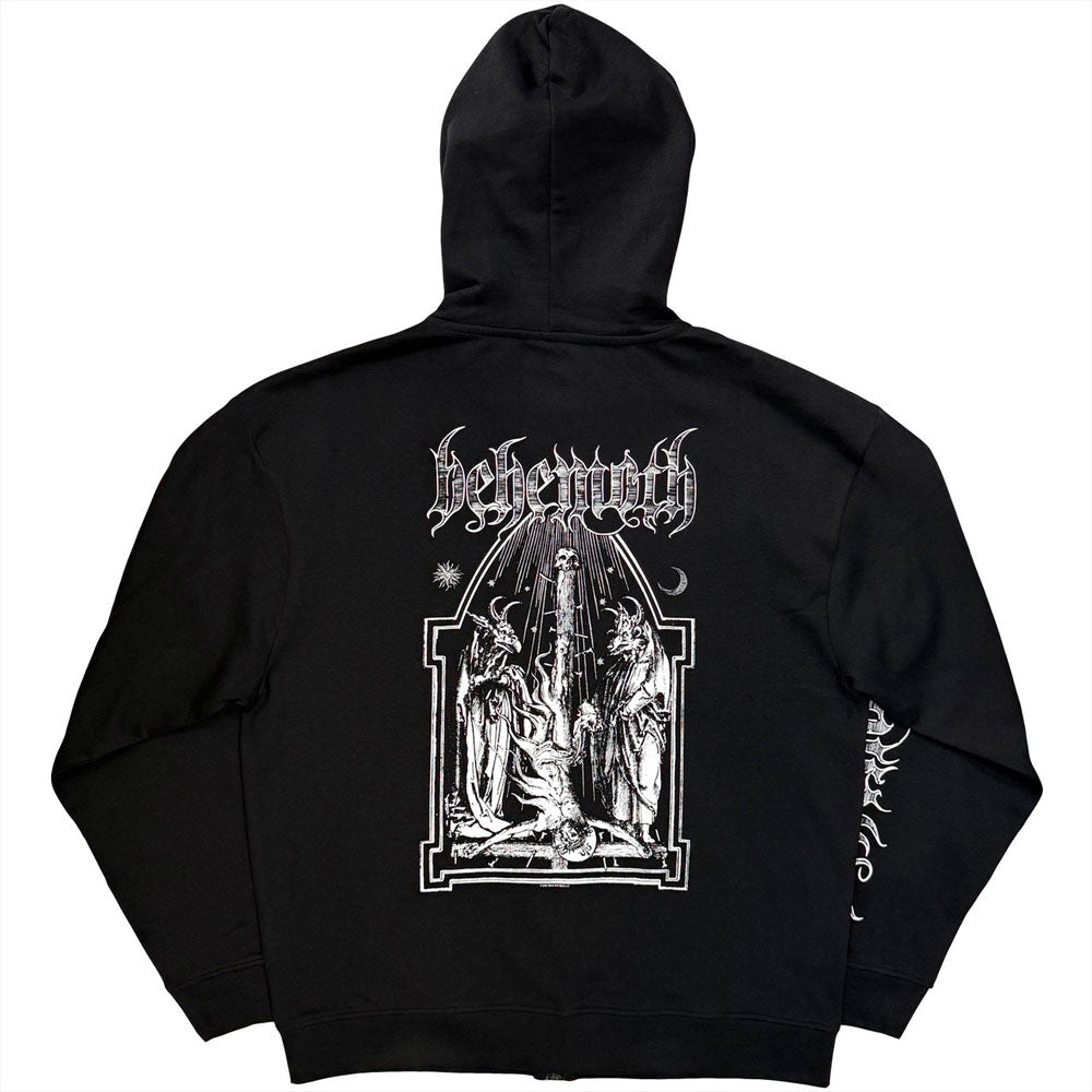 【予約商品】 BEHEMOTH ベヒーモス - Crucified / ジップ / スリーブ&バックプリントあり / パーカー・スウェット / メンズ