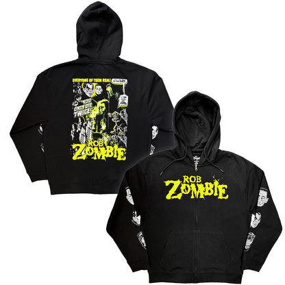 ROB ZOMBIE - Die Twice / ジップ / スリーブ&バックプリントあり