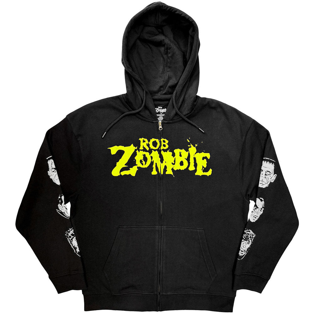 【予約商品】 ROB ZOMBIE ロブゾンビ - Die Twice / ジップ / スリーブ&バックプリントあり / パーカー・スウェット / メンズ
