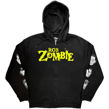 【予約商品】 ROB ZOMBIE ロブゾンビ - Die Twice / ジップ / スリーブ&バックプリントあり / パーカー・スウェット / メンズ