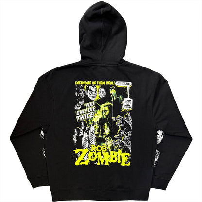 【予約商品】 ROB ZOMBIE ロブゾンビ - Die Twice / ジップ / スリーブ&バックプリントあり / パーカー・スウェット / メンズ