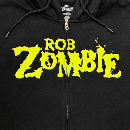 【予約商品】 ROB ZOMBIE ロブゾンビ - Die Twice / ジップ / スリーブ&バックプリントあり / パーカー・スウェット / メンズ