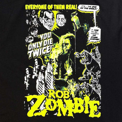 【予約商品】 ROB ZOMBIE ロブゾンビ - Die Twice / ジップ / スリーブ&バックプリントあり / パーカー・スウェット / メンズ