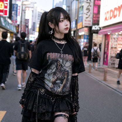POWERWOLF パワーウルフ (FULL METAL JAPAN 出演 ) - No Prayer / バックプリントあり / Tシャツ / メンズ