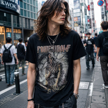 POWERWOLF パワーウルフ (FULL METAL JAPAN 出演 ) - No Prayer / バックプリントあり / Tシャツ / メンズ
