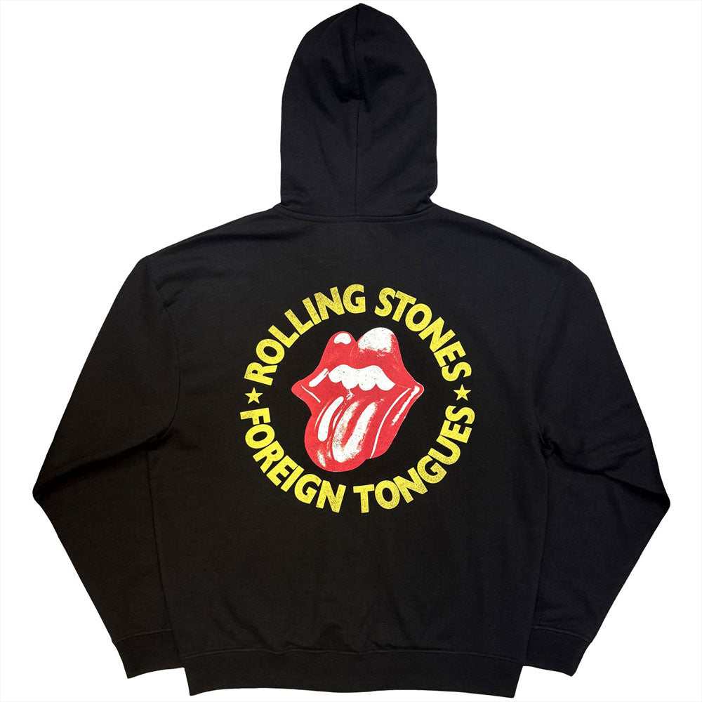 【予約商品】 ROLLING STONES ローリングストーンズ (7月 新譜 記念 ) - Foreign Tongues Circle / ジップ / バックプリントあり / パーカー・スウェット / メンズ