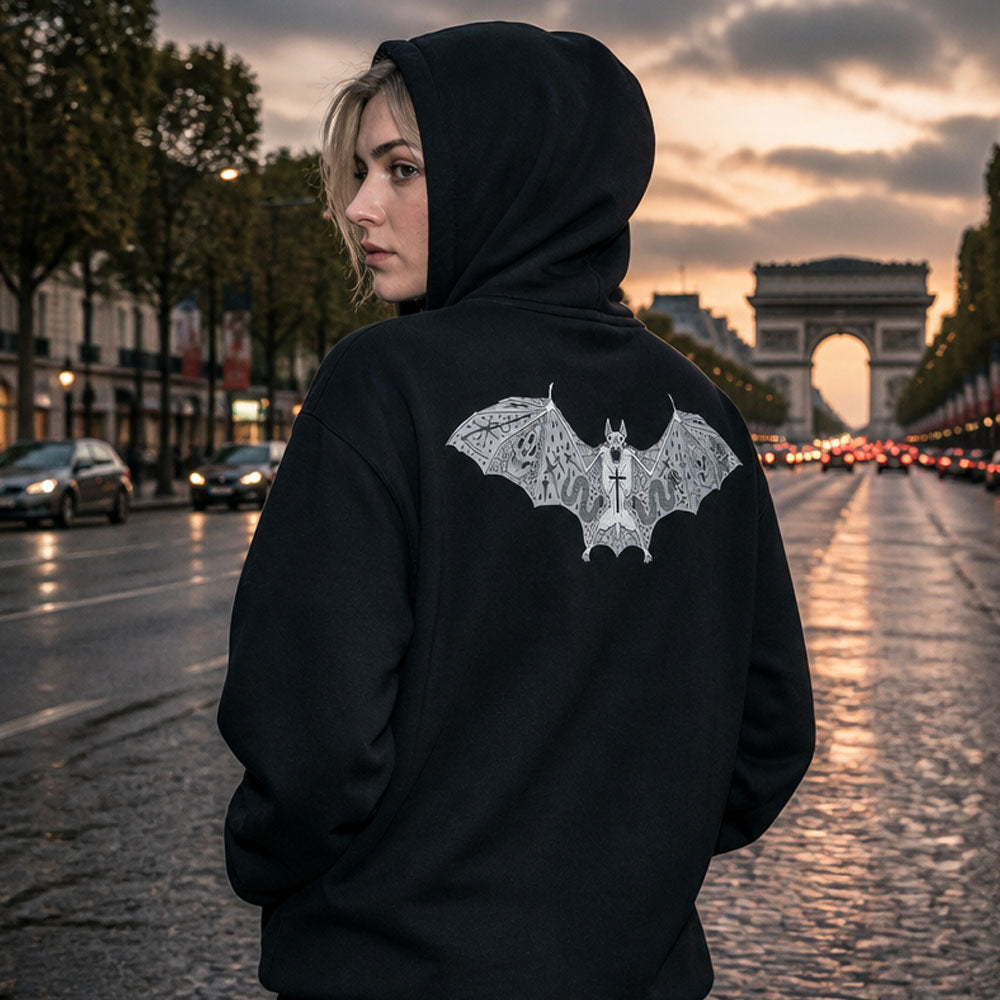 予約商品】 OZZY OSBOURNE オジーオズボーン - Tattoo Bat / ジップ