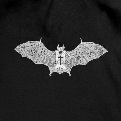 【予約商品】 OZZY OSBOURNE オジーオズボーン - Tattoo Bat / ジップ / スリーブ&バックプリントあり / パーカー・スウェット / メンズ