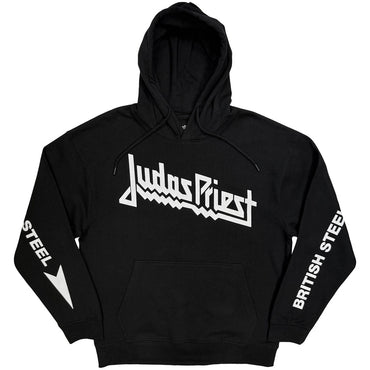 【予約商品】 JUDAS PRIEST ジューダスプリースト - British Steel / スリーブ&バックプリントあり / パーカー・スウェット / メンズ