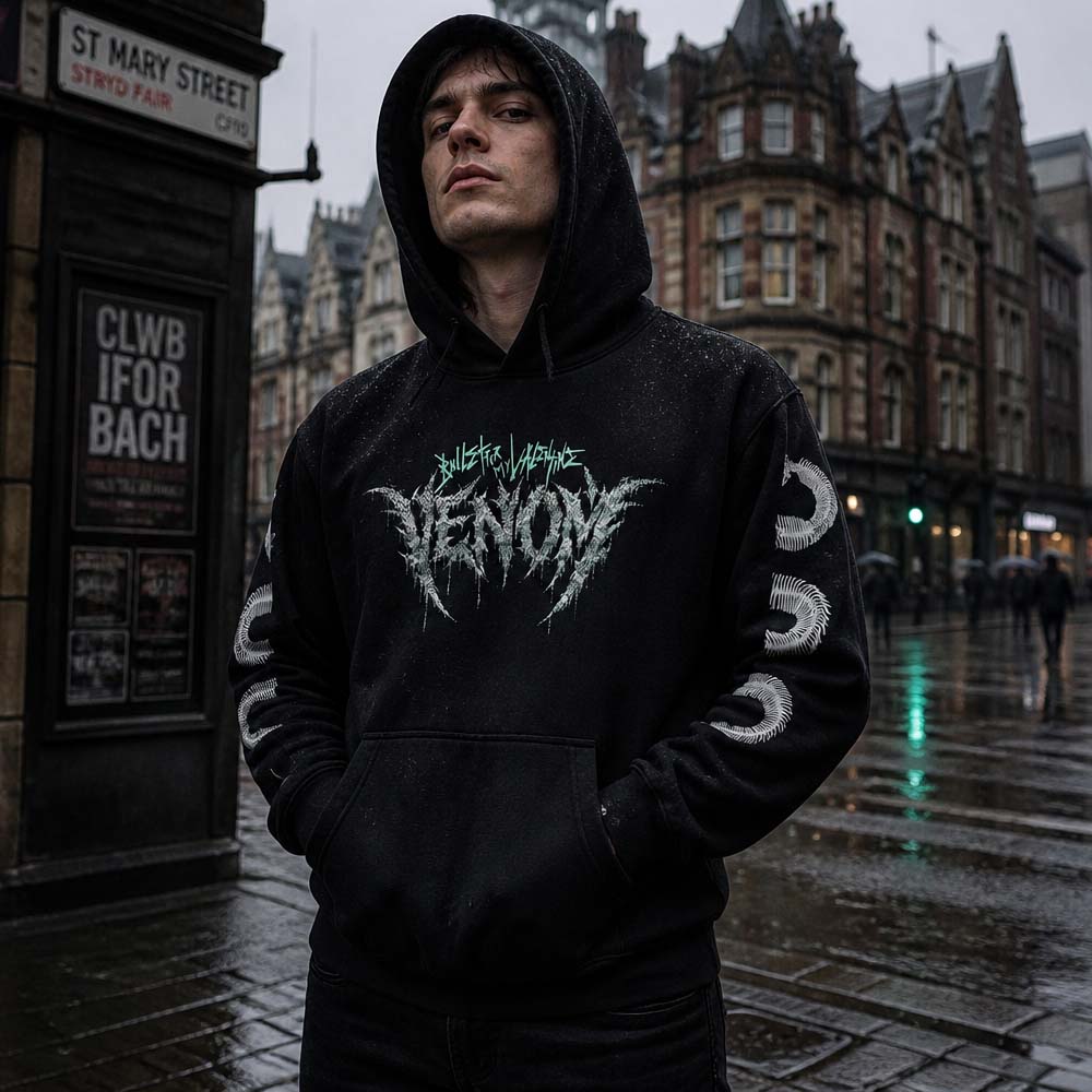 【予約商品】 BULLET FOR MY VALENTINE ブレットフォーマイヴァレンタイン - Venom / スリーブプリントあり / パーカー・スウェット / メンズ